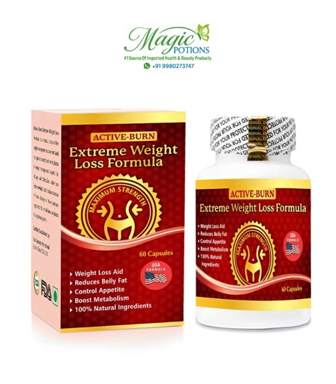 Active Burn Extreme Weight Loss Formula 60 Capsules