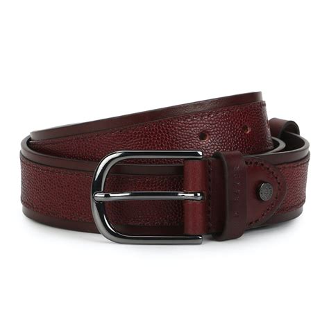 Buy Men Red Solid Casual Belts Online at The Collective - 751630
