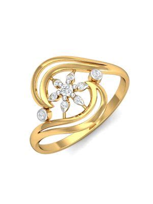 Buy KuberBox 18k Erika Ring For Women Online