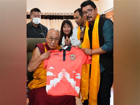 His Holiness Dalai Lama Unveils 1 Ladakh FC Home Jersey by Hummel