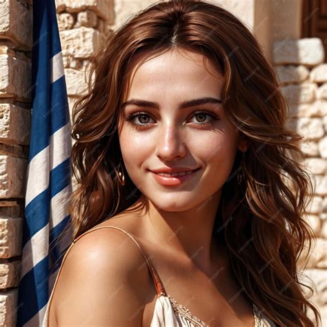 Premium Photo | Greek woman from Greece typical national citizen