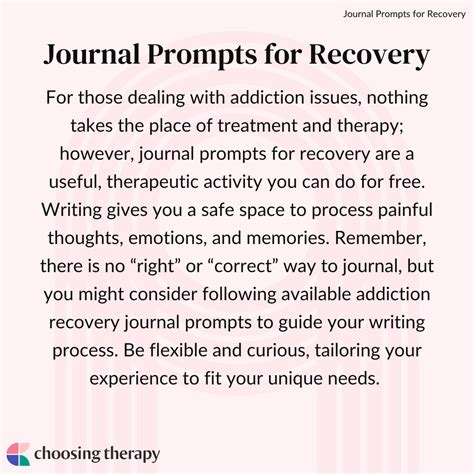 13 Journal Prompts for Addiction Recovery