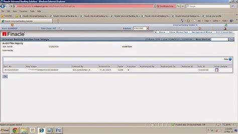 Verification of all accounts in Finacle before end of financial year ...