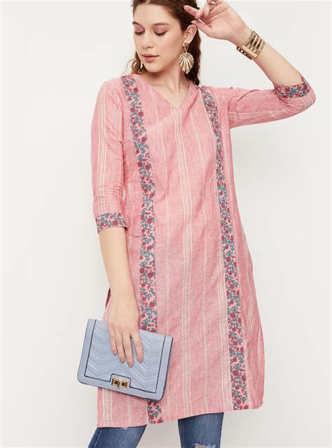 Buy Women Floral Printed Woven Kurta Online at just Rs. 599.0 ...