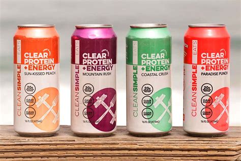 Clean Simple Eats' one-of-a-kind Clear Protein + Energy Drink