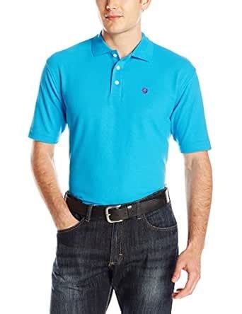 Buy Wrangler Men's George Strait Knit Shirt Collection, Teal, Small at ...