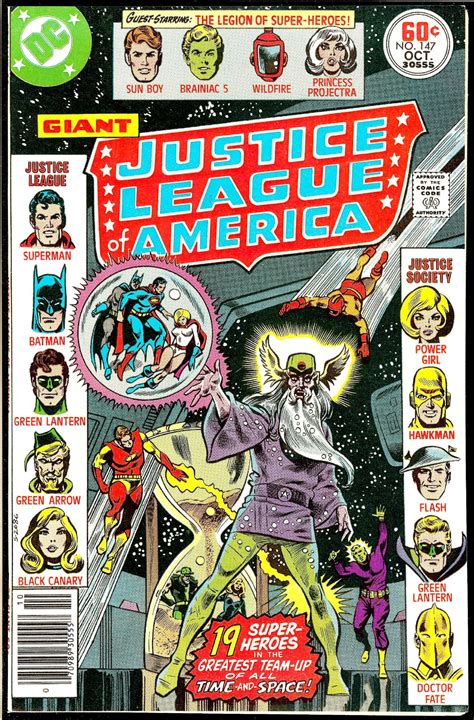 Legion of Superheroes Homage To Justice League Of America Issue 147 ...