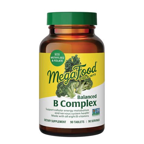 MegaFood Balanced B Complex -- 90 Tablets - Vitacost
