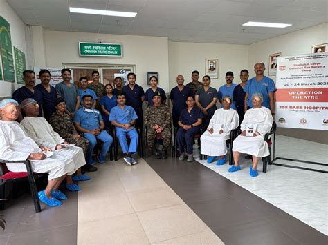 Indian Army doctors conduct over 350 cataract surgeries during five-day ...