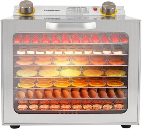 Oiveinya Food Dehydrator Machine, 400W Stainless Steel Trays India | Ubuy