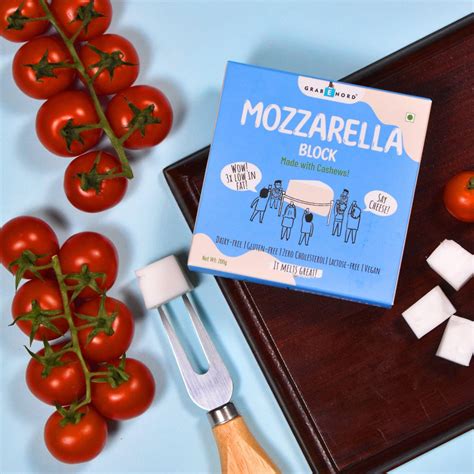 Vegan Mozzarella Cheese Block - Healthy & Plant Based - 200g – Grabenord
