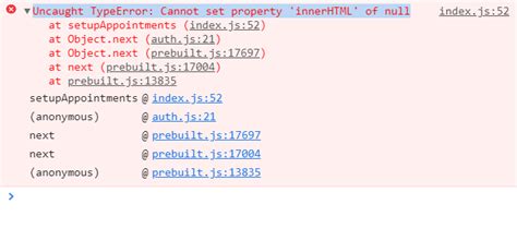 Image result for Uncaught TypeError Cannot Set Property innerHTML of Null