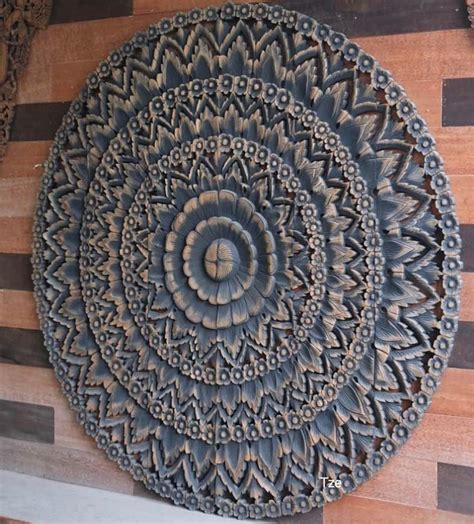 CROSS WOOD The Sara Enterprises Wooden Wall Panel Wooden Floral Wall ...