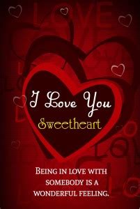 I Love You Sweetheart Poster Paper Print - Quotes & Motivation posters ...