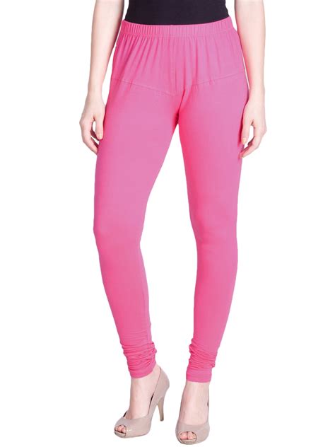 Pink Leggings | Pink Premium Churidaar Leggings - LYRA
