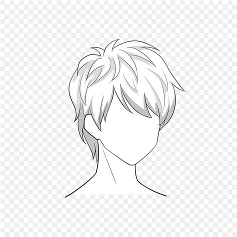 Japanese Anime Male Character Hairstyles, Anime Drawing, Hair Drawing ...