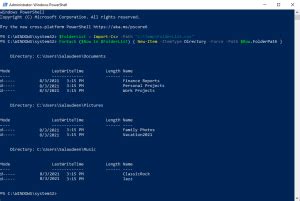 Image result for How to Make Directory Using PowerShell