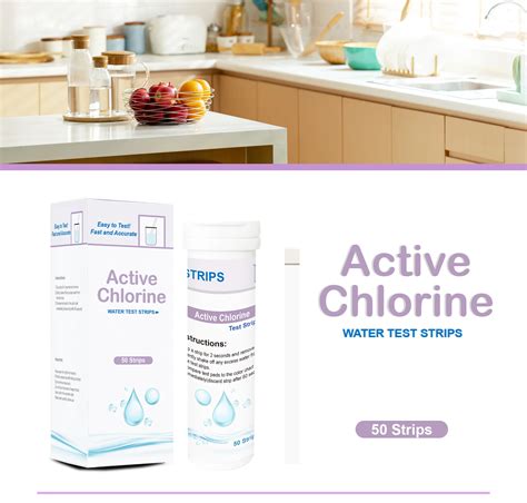 Active Chlorine Bleach Test Strips,0-2000 Ppm For Sanitizing And ...