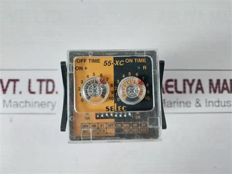 Selec 55Xc-p8 Panel Mounted Timer 5A 230 Vac/24 Vdc – Aeliya Marine Tech