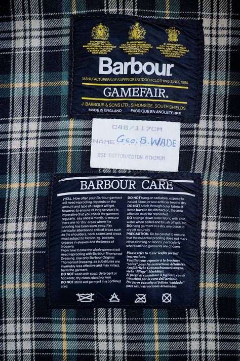 【3-warrants, 1990s】"Gamefair" Vintage Barbour Oiled Jacket / m121 ...