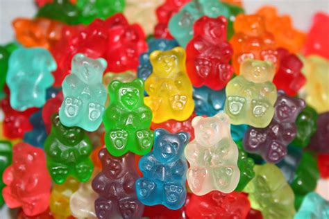 sweets, food, candy, lollipop, colorful, gummy bears, HD Wallpaper ...