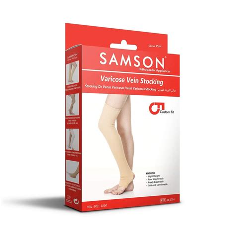 Samson Varicose Vein Stockings (Classic) (Pair) (Knee High) – Uniherbs ...