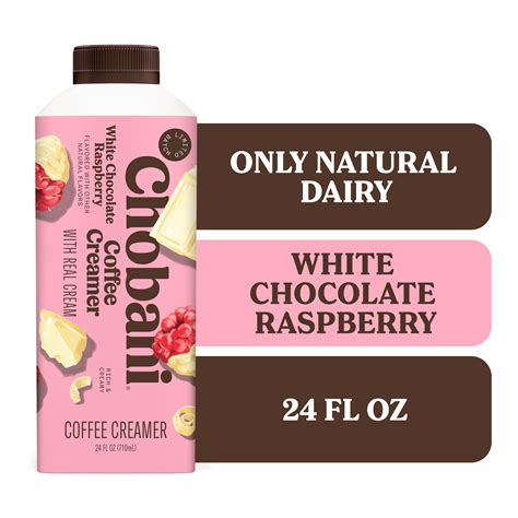 Chobani Coffee Creamer White Chocolate Raspberry Limited Batch 24 fl oz ...