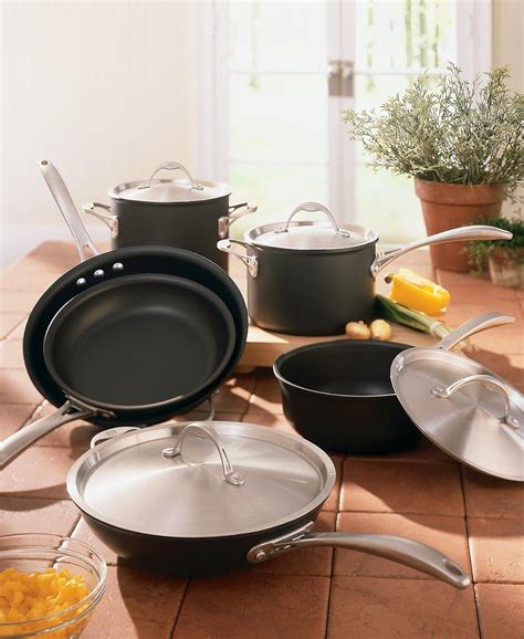 Calphalon One Infused Anodized 10-Piece Cookware Set : Amazon.in: Home ...