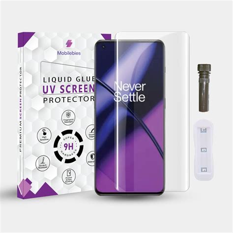 Mobilebies® Advanced HD+ UV Tempered Glass Screen Protector For OnePlus ...