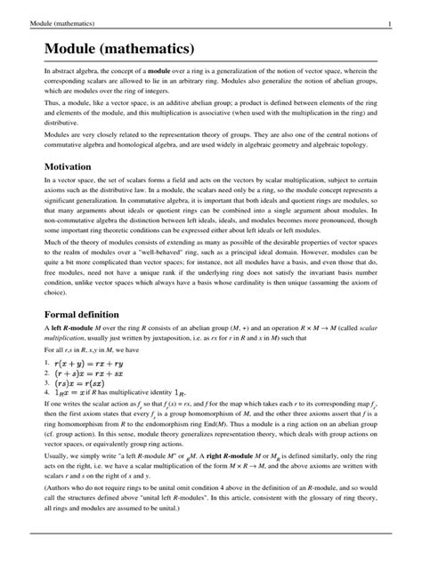 Image result for Module Math