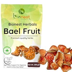 Bionest Herbals Bael Fruit 250g – Bilva Phal/Wood Apple/Vilvam | Dried ...