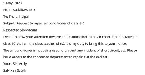 Overview for Email Writing With Example - English Class 8 PDF Download