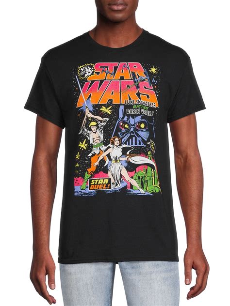 Star Wars Adult Men's Classic Graphic T-Shirt with Short Sleeves ...