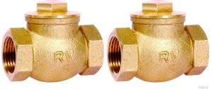 RV DEF027 Swing Check Valve(Full Brass) Check Valves Price in India ...