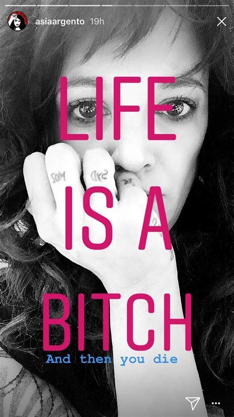 Asia Argento Posts Message About Death After Anthony Bourdain Suicide