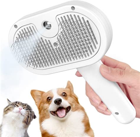 Buy PETTY-KITTY® Multipurpose Steam Cat Brush Dog Brush for Shedding ...
