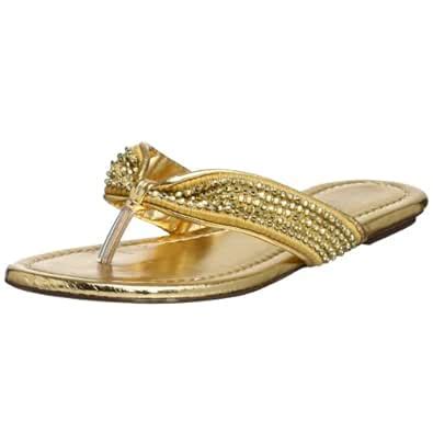 Buy Wanted Shoes Women's Precious Sandal,Gold,8 M US at Amazon.in