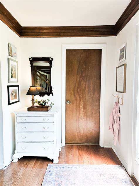 How to Mix Wood Stained Doors with White Trim (with examples ...