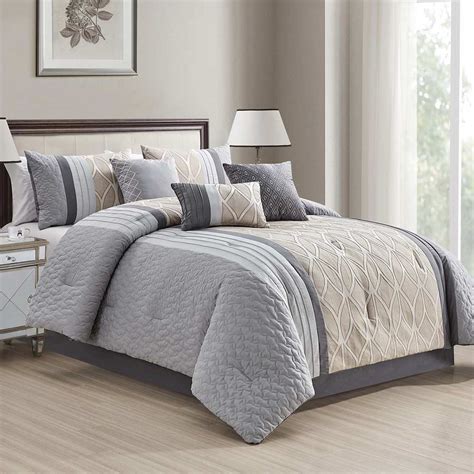 7-Piece Asher Multicolor Comforter Set, King