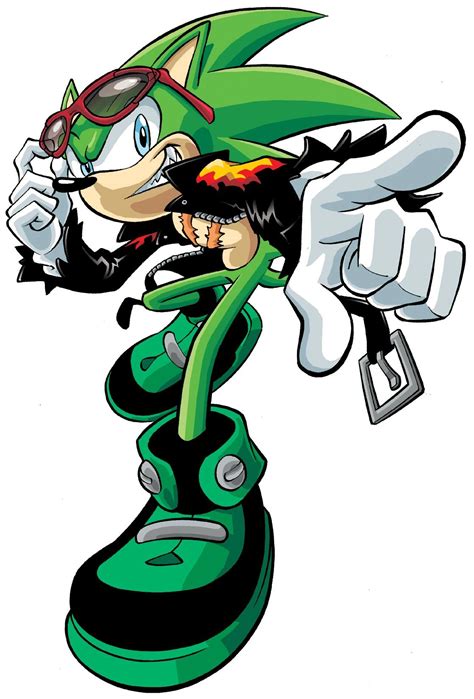 Scourge the Hedgehog - Mobius Encyclopaedia - Sonic the Hedgehog Comics