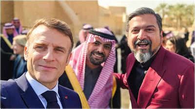 Grammy-winner Rickey Kej meets French President Emmanuel Macron, Prince ...