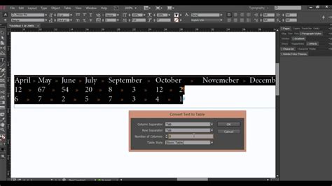 Image result for Custom InDesign Tables