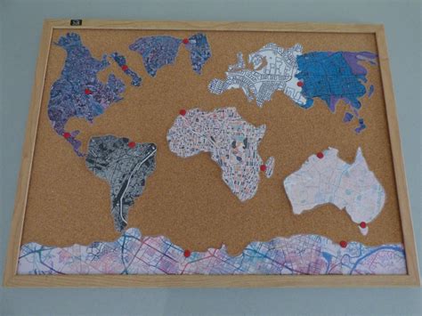 Bulletin Board World Map : 5 Steps - Instructables