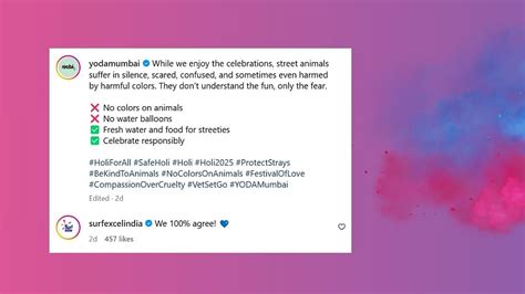 Holi 2025: In 'Daag Ache Hai But...' Post, Instagram Page Asks People ...