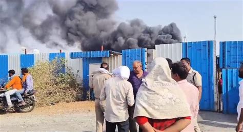 MP: Massive Fire Breaks Out At Illegal Tyre Factory In Ujjain; 10 ...