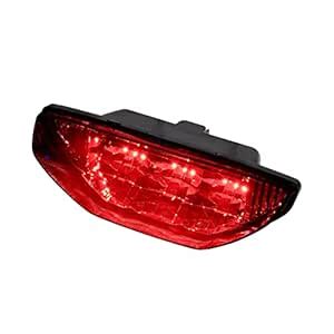 MotoParAcc Smoked ATV LED Tail Light Motorcycle Brake Taillights ...