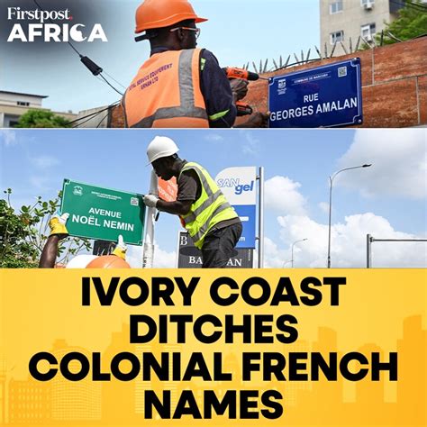 Ivory Coast Ditches Colonial French Names | Firstpost Africa | N18G