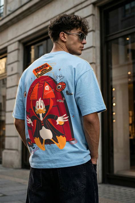 Donald Duck Dutch Canal Oversized Graphic Printed T-shirt – Veirdo