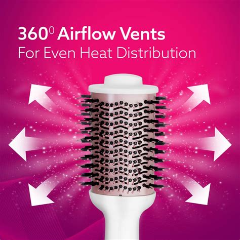 AGARO HV2179 Hot Air Brush, Hair Blow Dryer, Volumizer & Styler, 360 ...
