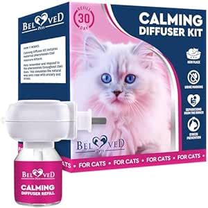 Beloved Pets Pheromone Calming Diffuser Plug in + Refill for Cats and ...
